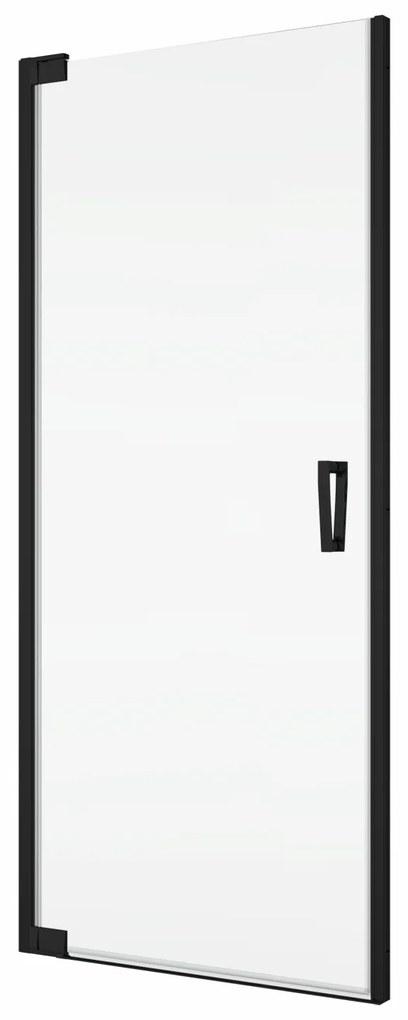 Usa batanta cu profil compensator, negru mat, 70 cm, instalare stanga Ronal Cadura 700 mm, Negru mat, Stanga