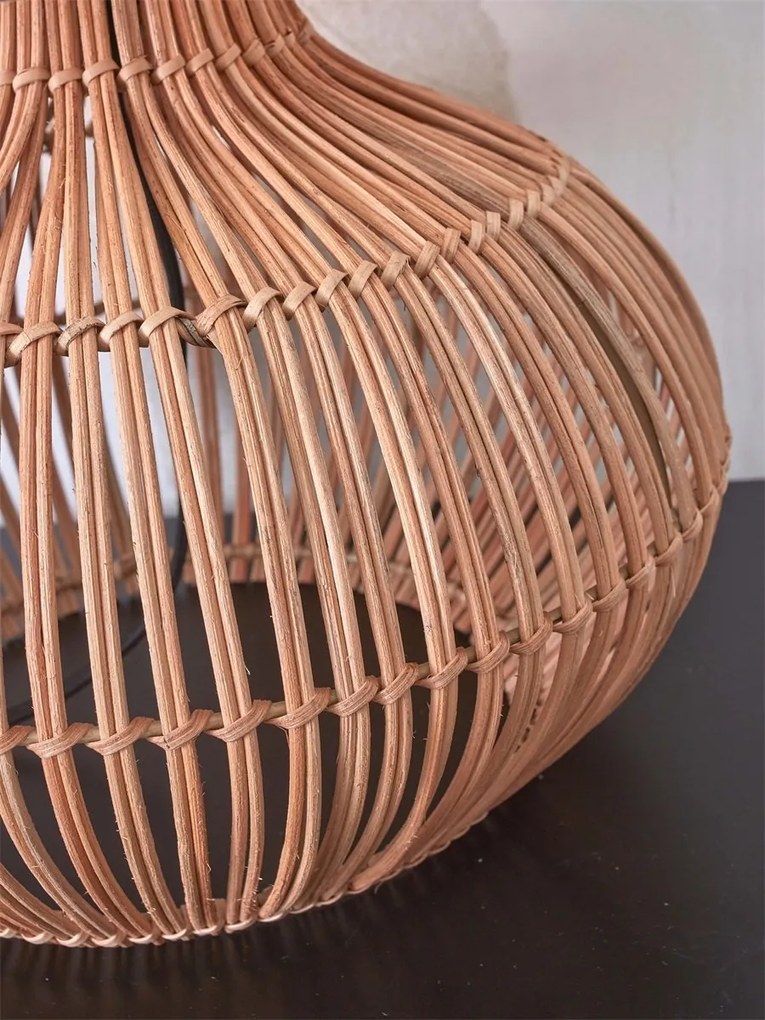 Veioza eco din ratan Kalahari S/3220 l.linnen