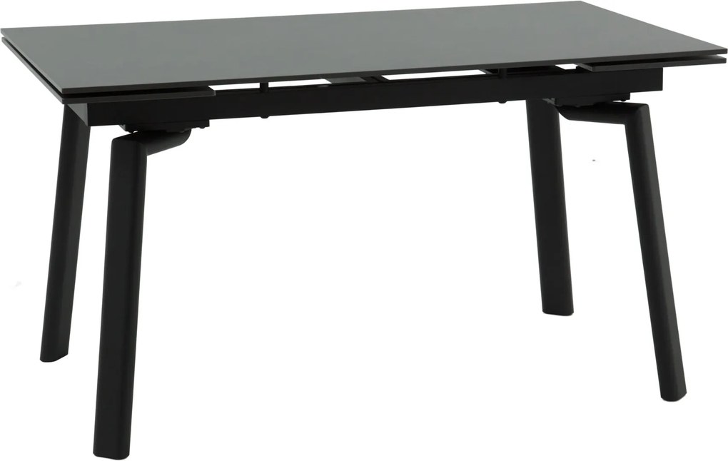 Masă ceramică Sonic Brown, 140 cm/80 cm și 2 extensii 30 cm