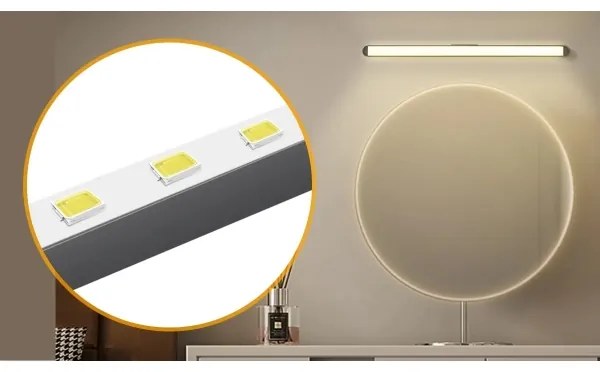 Aplică LED reîncărcabilă dimabilă pentru oglindă Aigostar LED/2,9W/5V