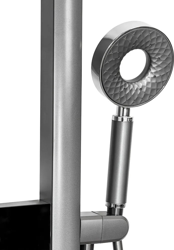 Panou de duș cu hidromasaj Aquajet gri