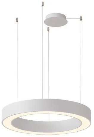 Lustra LED cu telecomanda design circular MARCO 60 CCT WH