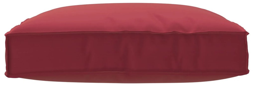 vidaXL Pernă pentru șezut din paleți Roșu Vin 80 x 80 x 12 cm