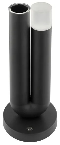 Brilliant - Lampă de masă LED tactilă SAYU, dimabilă și reîncărcabilă, LED/2,5W/5V 2700K IP44, negru