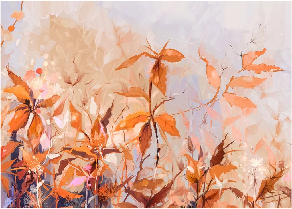 Tablou - Flori pictate (70x50 cm)