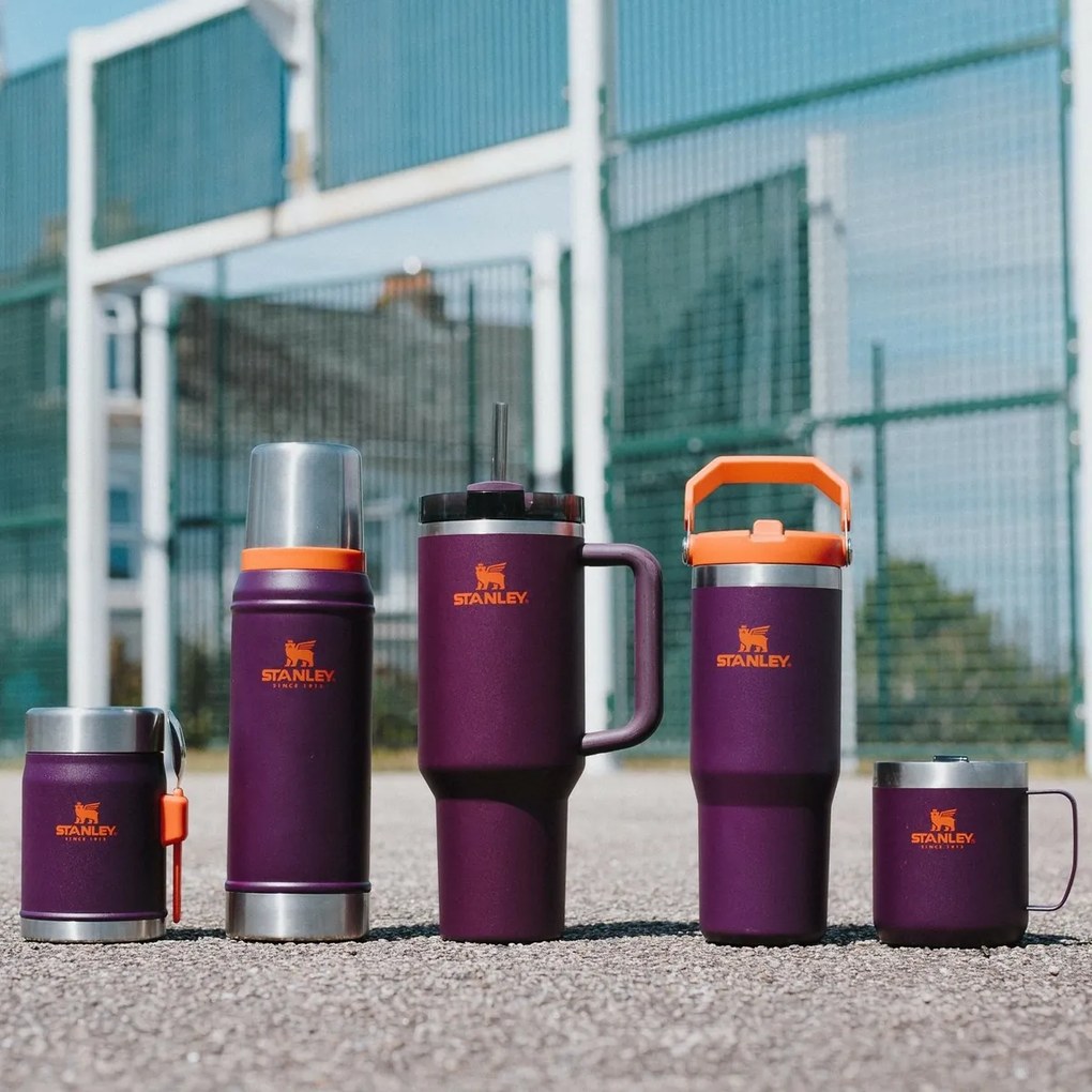 Termos Stanley pentru mâncare 400 ml culingură/furculiță Plum