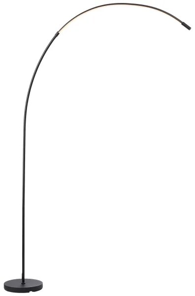 Lampadar LED tactil dimabil Brilliant BOW LED/14W/230V negru