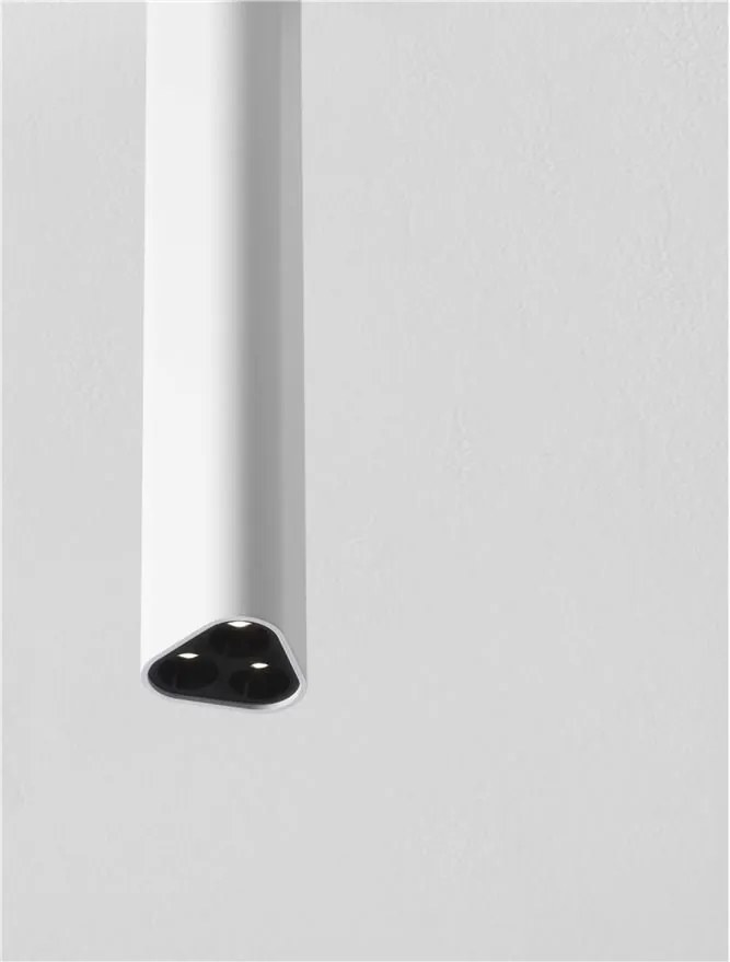 Plafoniera LED tip spot ETHO alb/negru/30,5cm
