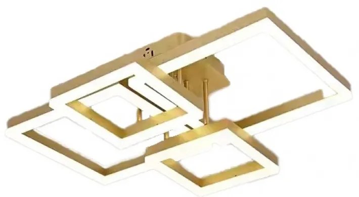 Lustra LED Cu Telecomanda, Elit's, EsnF2341, 160 w, Gold Bronz