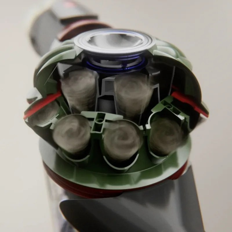 Aspirator vertical Dyson V8 Cyclone SV55 MAGn/Bk 226587-01, 150AW, 0,54 L, 3 moduri, fără pierderi de putere, golire igienică, filtrare complet etanșă, negru/magneziu