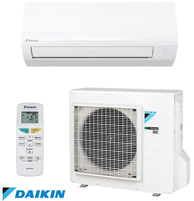 Aparat de aer conditionat inverter Daikin Sensira FTXF60D + RXF60D, 21000 BTU, 40 m², A++ / A+, R-32, Alb