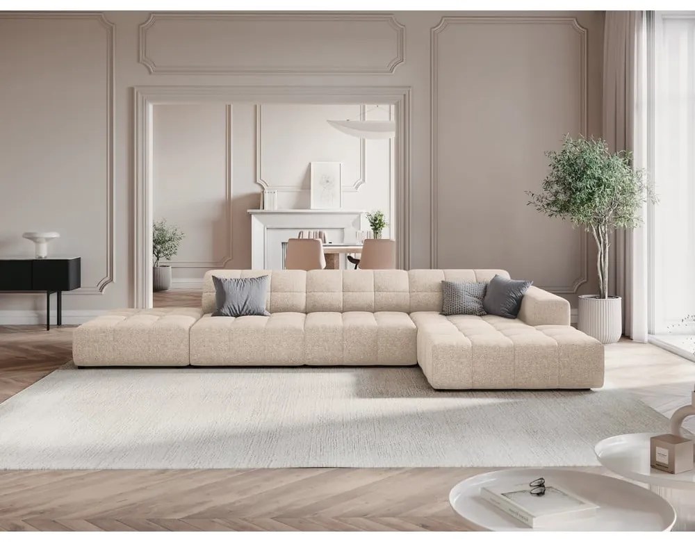 Colțar bej (colț pe dreapta) Chicago – Cosmopolitan Design
