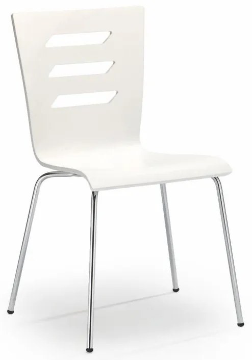 Scaun de dining BALENA, 1 buc., alb