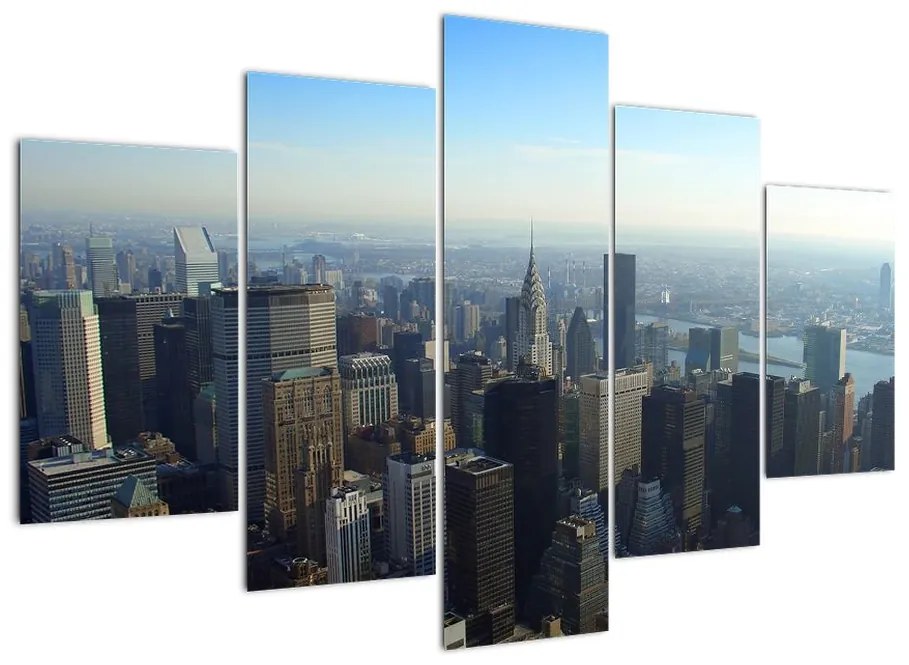 Tablou modern în sufragerie (150x105cm)