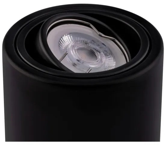 Spot LED TUBA 1xGU10/5W/230V 2700K negru