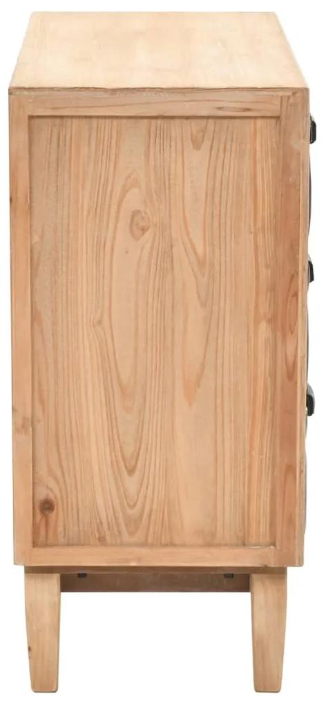 Dulap cu sertare, lemn masiv de brad, 80 x 36 x 75 cm