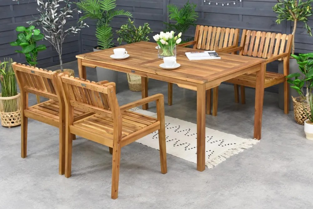 Mobilier din lemn Danang/Timor 4 Garden Point