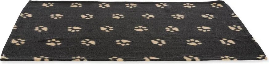 Pătură neagră pentru câini din polar/fleece 100x70 cm Trixie Barney – Plaček Pet Products