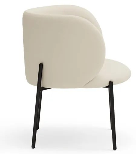 Fotoliu din imitație de piele alb Mogi - Teulat