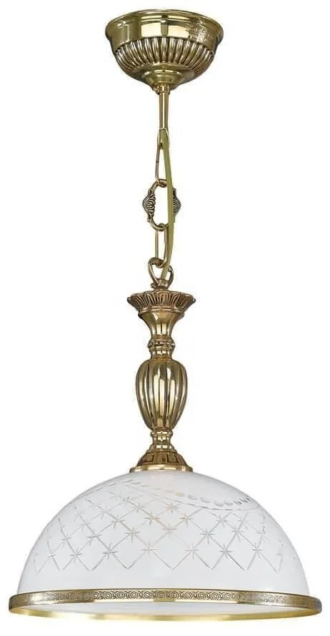 Lustra / Pendul clasic alama/sticla realizat manual 7102