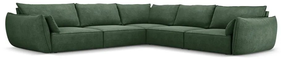 Colțar verde închis (cu colț variabil) Vanda – Mazzini Sofas