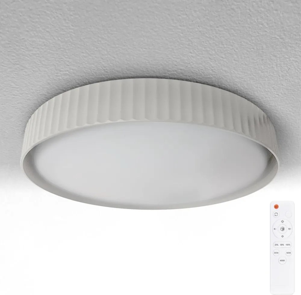 Brilagi - Plafonieră LED dimabilă LUCIA LED/60W/230V, diametru 59 cm, albă + telecomandă