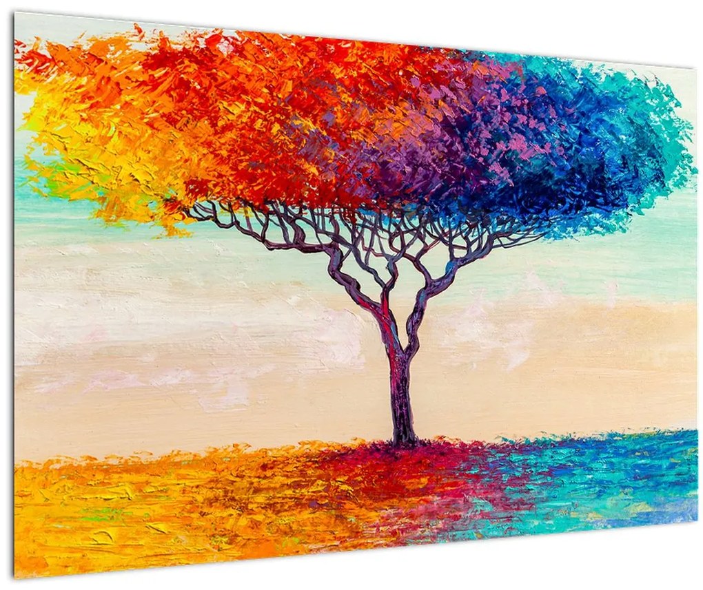 Tablou cu pom pictat (90x60 cm)