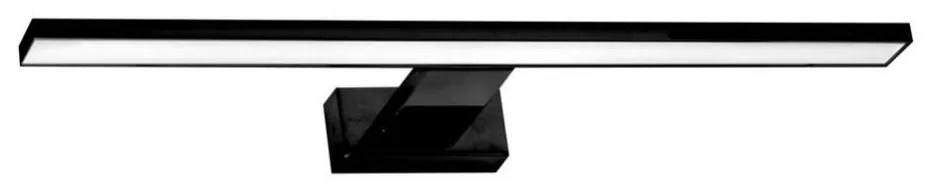 Aplica LED de perete pentru baie SHINE, 7 W, 230 V, 30 cm, IP44, negru