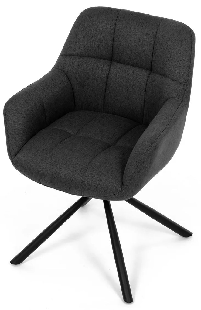 Set de scaune de sufragerie cu mecanism deîntoarcere HC-532 GREY2, 2 buc.