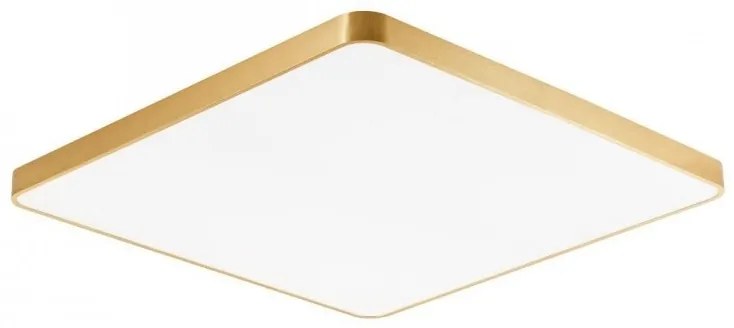 Plafoniera LED moderna SIERRA auriu, 80x80cm