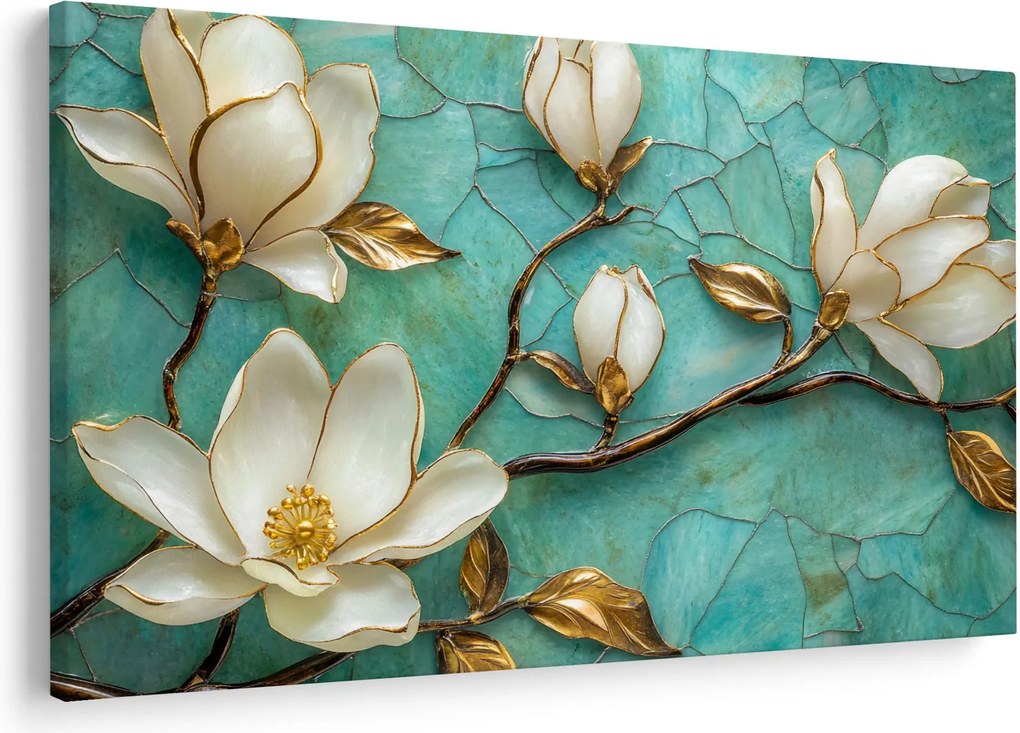 Tablou - Magnolii 3D (90x60 cm)