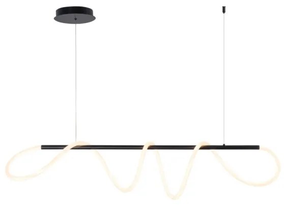 Lustră LED pe cablu Zuma Line 20006PM-BK BALBO LED/45W/230V 3000/4000/6000K