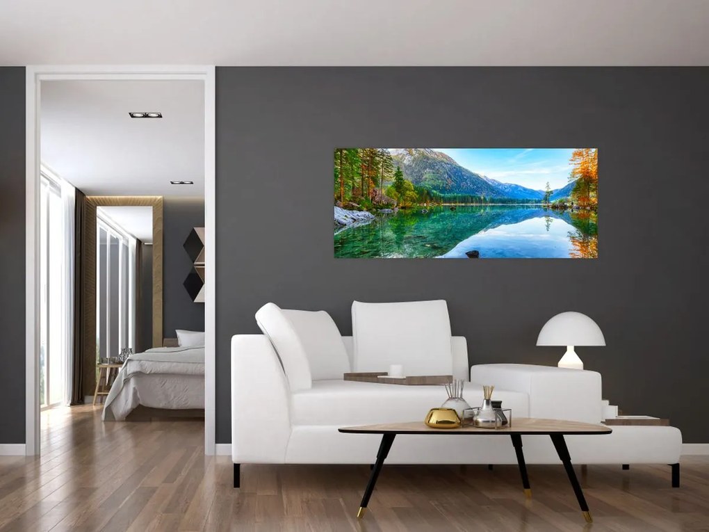 Tablou - Lacul Hintersee (120x50 cm)