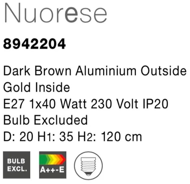 Pendul design modern 20cm Nuorese NVL-8942204