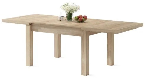 Masă extensibilă RALF stejar sonoma pentru 12 persoane