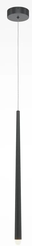 Pendul LED design modern Cascade negru 6,5cm