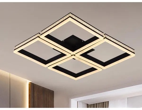 Lustră LED aplicată dimabilă, 215W, 230V, 3000-6500K + telecomandă