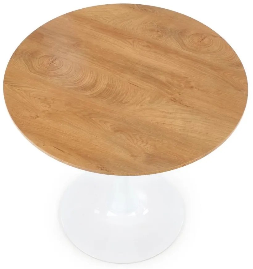 Masa de bucaterie Sting, lemn natural/alb