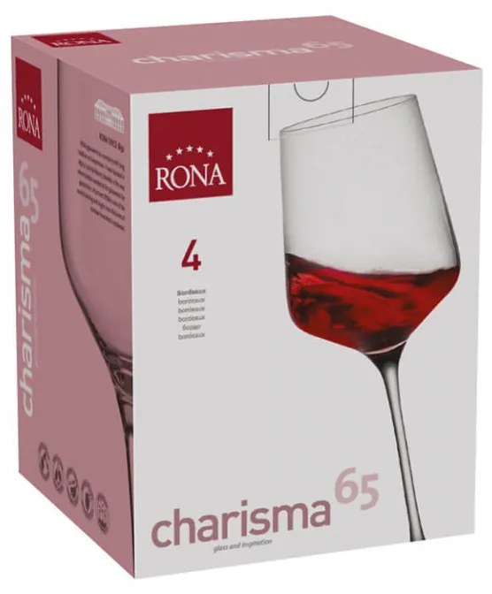 Set pahare Rona Charisma 6044, 4 buc., 450 ml 103424