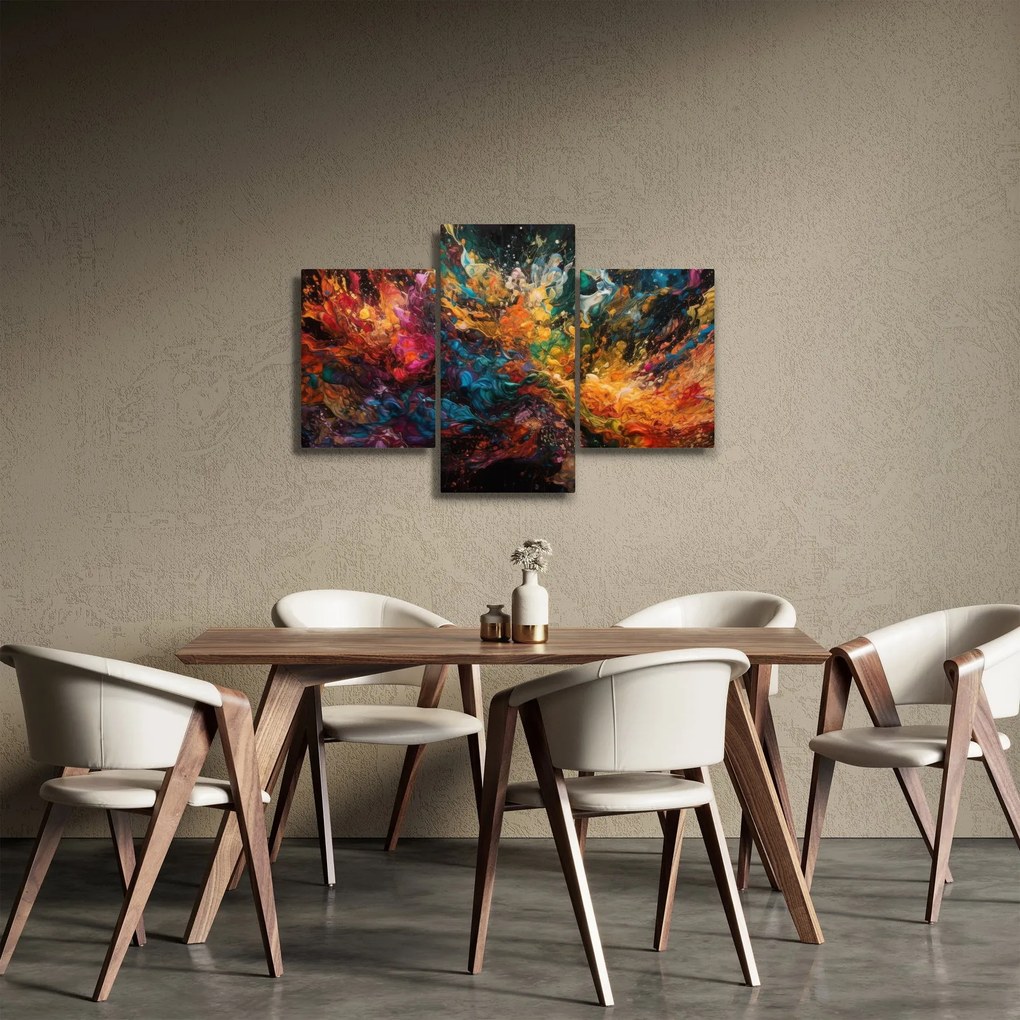 Tablou - Abstracția culorilor II. (90x60 cm)