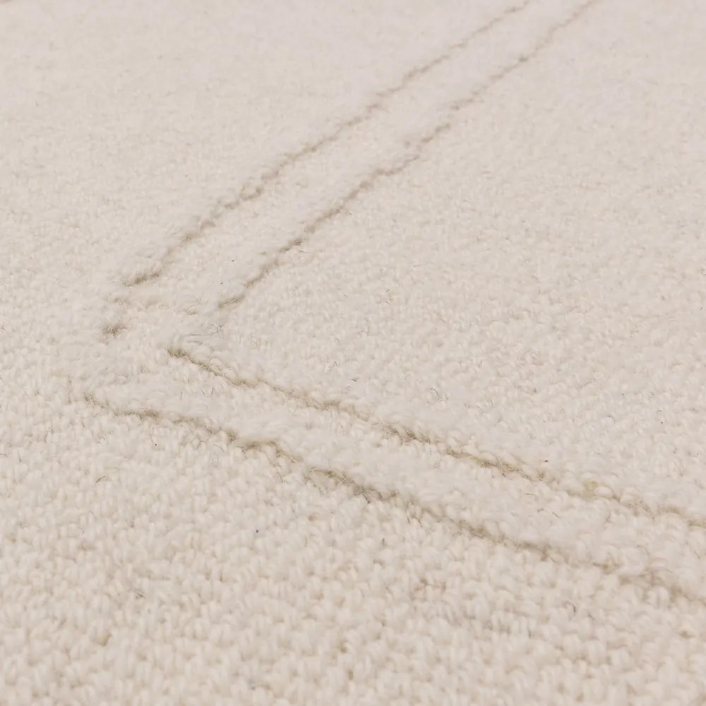 Covor crem handmade din lână 160x230 cm Ada – Asiatic Carpets