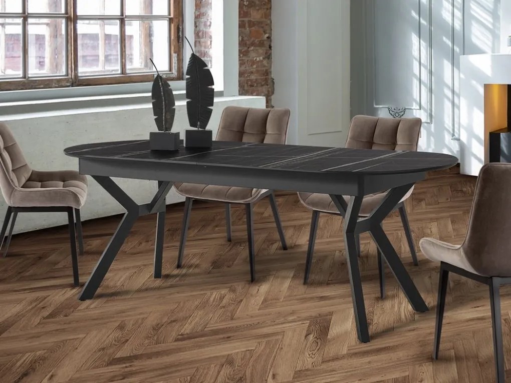 Masa dining extensibila design lux Antea