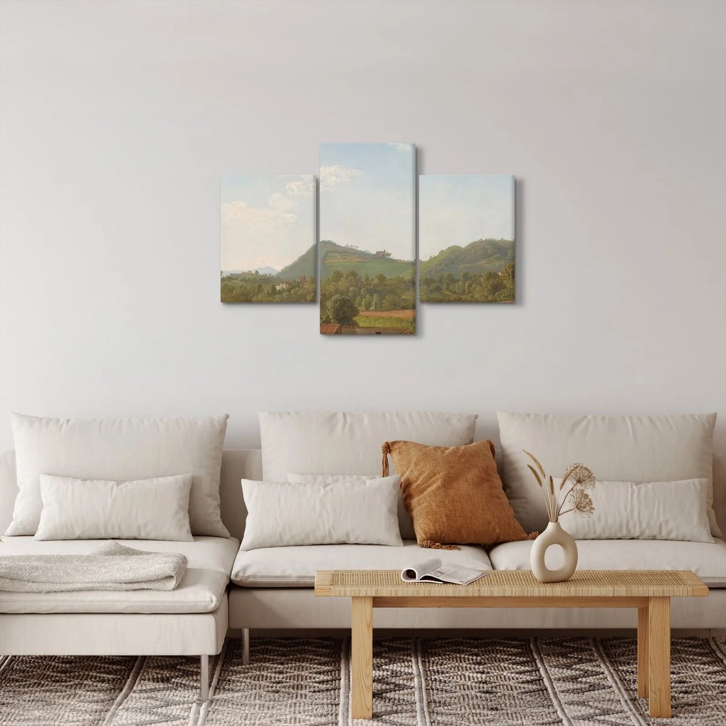 Tablou - Simon Denis, View Near Naples, reproducere (90x60 cm)