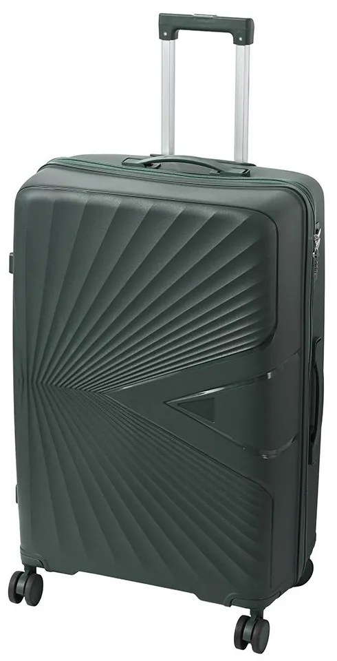 TraveLux Endure valiză mare cu capac dur 76x50x29 cm verde închis