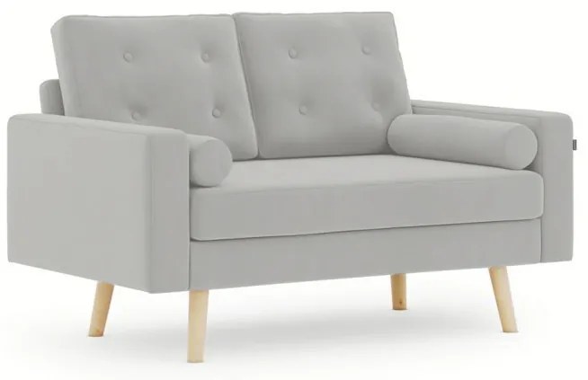 Canapea cu 2 locuri, gri deschis MANDI