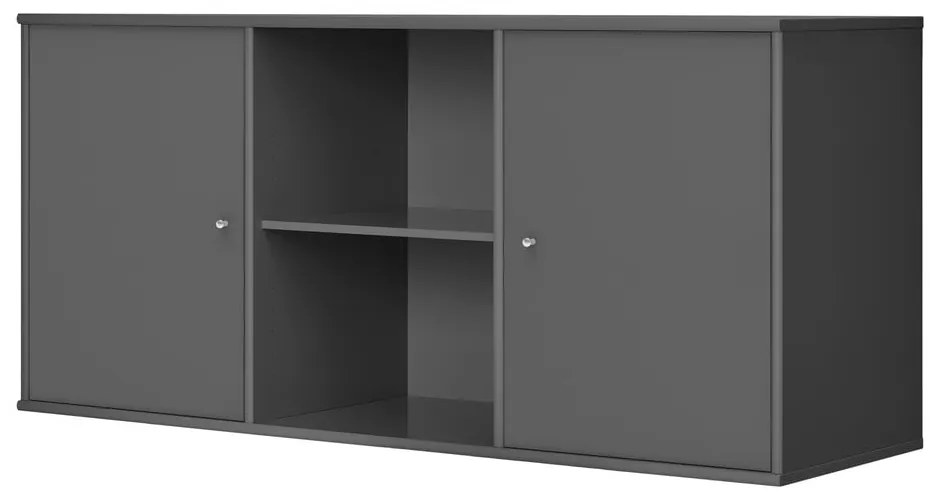 Comodă gri antracit joasă suspendată 133x61 cm Mistral – Hammel Furniture