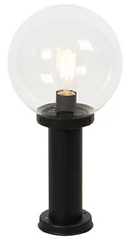 Lampă de podea de exterior neagră cu sferă din plastic 50 cm IP44 - Sfera