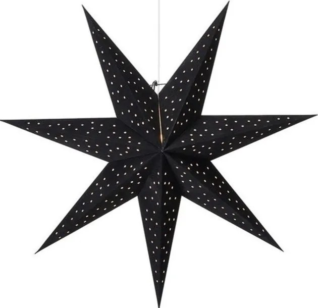 Decorațiune luminoasă de Crăciun neagră suspendată Clara – Markslöjd