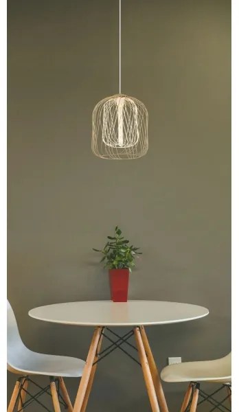 Globo 15965H1 - Lustră suspendată pe cablu DICHTI, 1xE27/40W/230V, Ø 35 cm