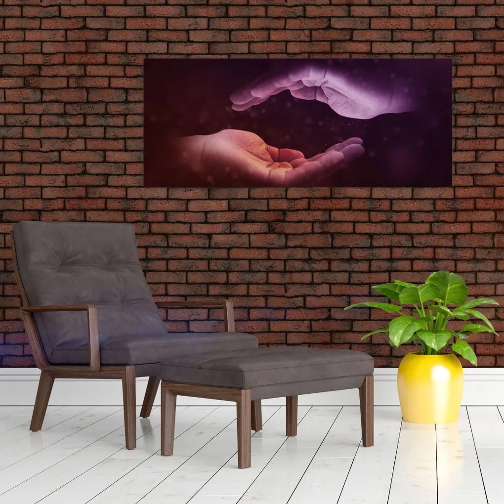 Tablou cu mâini (120x50 cm)